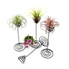 Organizzazione per la conservazione della cucina Creativo Black Iron Air Ananas Base Plant Flower Pot Rack Holder Home Balcone Forniture per decorazioni da giardino Landsc