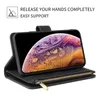 Zipper Wallet Leather Phone Case For 12 11 Pro Max SE Magnetic Cases For iPhone XS Max X XR 6 6S 8 7 Plus