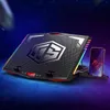 2021 ICE COOREL Gaming RGB 12-18 pulgadas Pantalla Led Laptop Cooling Pad Notebook Cooler Stand con seis ventiladores 2 puertos USB