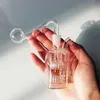 3 tum Höjd Mini små vattenpipor i glas Rökrör Glas Oljebrännarrör Askfångare Percolater Bubbler Bong med 10 mm gemensam tobaksskål för rökare Partihandel