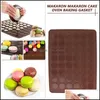 Kitchen, Dining Bar Home & Gardenpc 48 Aron Mat Sile Mold Baking Pastry Sheet Muffin Tray Reusable Bakeware Kitchen Tools Aessories Mods Dro