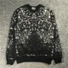 Herfst/Winter Mode heren Sweatshirt Starry Sky Constellation Spray Paint Gedrukt Ronde Hals Outer Wear Paar Losse Comfortabele Sweaterr#GVC009