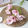 4 stks / partij Artificial 7 Heads Cosmos Silk Flower Branch Woondecoratie Floral Wedding Road Lead Poppy Regeling Layout