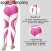 2021 Hot Pink Heart Legginsy Długie spodnie Kobiety Sexy Sportswear Legginsy dla Fitness White Athletic Siłownia Odzież