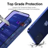 10d anti-Blue Light Full Cover Hempered Glass Phone Screen Protector för iPhone 15 14 13 12 11 Mini Pro Max XR XS 6 7 8 Plus Samsung A14 A24 A34 A54 Anti-Glase Film