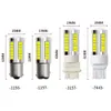 1 sztuk samochodów Switchback Led włączony kierunkowskaz 1156 1157 3157 pełna aluminiowa obudowa 360 stopni wiązka 6000K światła 1156-15SMD wodoodporna żarówka