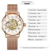 Montre Femme Toppmärke Orkina Luxury Fashion Mechanical Watches Rose Gold Ladies Skelett Automatisk handled för kvinnor 210616