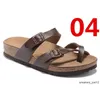 Mayari 805 florid gizeh birk hot sälja sommar män kvinnor lägenheter sandaler kork tofflor unisex casual skor tryck blandade färger storlek US3-15