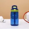 16oz Kids Water Bottle Sippy Cup Plastic Tumblers BPA Free Leak Proof Wide Mouth Bottle with Flip Lid Leak and Spill Proof Cups T500785