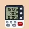 Timers Digital Kitchen Timer With Memory Function Large LCD Display 3 Independent Timing Time Manager For Cooking Exercise PI669