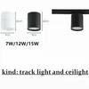 Downlights Dimmbare Oberflächenmontierte LED-COB-Downlight 9W / 12W / 15W / 18W / rotierende Fleckleuchte Deckenleuchte mit Treiber AC110V / 220V