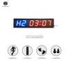 Hong Hao znak LED Wyświetlacz COUTNDOWN/UP Stopwatch Muti-Fuction 6-Digit Zdalny TAGER TABLE TABLE TABLE z uchwytem na sprzedaż