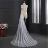 Bridal Veils Fashion 1 Layer Tull Simple Beautiful 300cm Long Wedding Veil Blusher Voile Mariage Cut Edge Muslin With Comb2839762