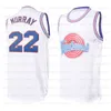 NCAA Mens Movie Space Jam 2 Jersey Bugs Bunny Tunes فرقة D.DUCK! تاز 1/3 تويتي 22 بيل موراي 10 قمصان كرة سلة لولا