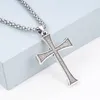 Pendentif Colliers Rnafashion Bijoux 2021 Arrivée Croix Collier Argent Plaqué Pour Femmes Hommes Bijoux Punk Hip Hop Christian