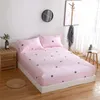 Sheets & Sets One Piece 13070 Pure Cotton Bed Sheet Home Bedding Fitted 1m 1.2m 1.5m 1.8m 2m Can Customize (not Include Case)