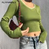 Vintage Blouse Dames Lange Mouwen Crop Top Streetwear Green Blusas Elegante Dames Tops Koreaanse Fashion Green Shirt Sreetwear 220311