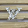 2021 Korean Fashion Dress Crystal High-end Letter Pins, Brooches Accessories Factory Wholesale Fast Delivery