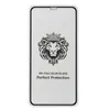 Bildschirmschutz für iPhone 15 pro max 14 plus 13 mini 12 11 xs xr x 8 7 se Lion Temperiertes Glas Vollkleber gebogene 9H Film Guard Protective Premium Cover Shield