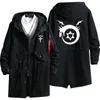 Felpe con cappuccio da uomo Felpe con cappuccio Fullmetal Alchemist Edward Elric Anime Trench Coat Uomo Moda Autunno Inverno Cotton Zipper Overcoat Jacket