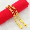 24K Gold Bracelet Ferrero 6mm20cm 여성 남성용 웨딩 파티 쥬얼리 선물