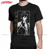 Zhongli Genshin Impact Men's TシャツアニメゲームレジャーTシャツ半袖クルーネックTシャツコットンアダルト服Y0901