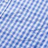 Red Gingham Plaid Shirts for Men Summer Slim Fit Short Sleeve Shirt Men Business Formal Button Up Checkered Shirt Male 2XL 210522