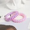 5cm ins mode lady hår tillbehör laser glitter telefon tråd band sjöjungfru ponnytail hållare tjejer elastisk telefon sladd line slips m3815