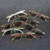 Projektantka mody damskiej okulary przeciwsłoneczne Owalne okulary dekoracyjne Man Vintage klasyczny okulary przeciwsłoneczne Buffalo Horn Wood dla mężczyzn Tradycyjne dekoracja słoneczne