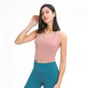 Frauen Tanktops Camis kurze Feste Farbe Yoga Weste y-förmige Rückenfeuchtigkeit Absorption Schweiß Docht Fitness Sport laufende Fitnesshemd