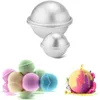 Newaluminumium Ledoy Cake Ball Phowers Bath Bomb Bomb Prink Forms Жареный шариковой плесенью DIY DESSERT Сфера Форма формы EWE7322
