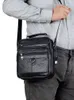 Bolsa de couro genuíno homens moda mensageiro sacos masculinos tamanho médio curso de viagem de viagem ombro