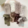 lusso- stile coreano moda donna lunga sciarpa autunno inverno caldo collo in pelliccia sintetica collo sciarpe dolce ragazze confortevole scialle super morbido