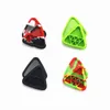 Conteneurs en silicone en forme de triangle pour narguilés, pour autres accessoires pour fumer, couleur variable, conteneur ininterrompu, vente en gros, boîte de 1.5ml