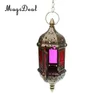 3x Moroccan Style Metal Candle Lantern Candleholder Tealight Holder for Wedding Home Decor Bronze SH190924