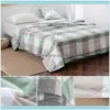 Uppdragssatser Sängkläder Smycken Textil Hem GardenPapamima Tunna Quilt Quilted Castows Blanket Conforter1 Drop Leverans 2021 KGHHI