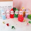 Kawaii Mini Babies Elf Dolls Clothes Plushies 9cm 3.5inch Plush Toys Barbie On The Shelf Accessories Decoration Easter Gifts for Girls Boys Children Kids Adults