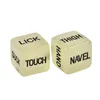 Nxy Sex Adult Toy 2pcs 6 Positions Funny Dice Erotic Craps Glow Love s Toys for Adults Noctilucent Couples Game 1225