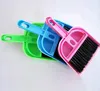 Mini brosses colorées de nettoyage de bureau, brosse d'ordinateur et de clavier avec petit balai, pelle à poussière, outils de nettoyage des coins de la maison