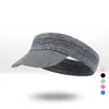 Cappelli da esterno Sport Berretto con visiera pieghevole Donna Uomo Corsa da campeggio Cappello a cilindro vuoto Fascia per capelli Ultraleggero Traspirante Morbido da spiaggia Anti UV