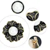 Black White Enamel Brooches Pearl Flower Brooch Pins Business Suit Tops Badge for Women Men Fashion Jewelry will and sandy