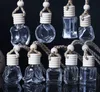 wholesale Car Perfume Bottle Glass Decoration for Bags Pendant 8ml Ornament Air Freshener Essential Oils Diffuser Fragrance Storage Empty LLF12589