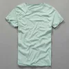 3007 Bawełniana koszulka Mężczyźni Doskonała Jakość Słodnia Solidna Kolor Lato Japonia Styl Harajuku Męski Wygodny Soft Swetal Tee 210716