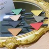 Fluorescent Color Letter Hair Clips Women Designer Triangle Hairpin Colorful Barrettes Lady Edge Clip Wholesale