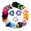 Chouchous pour cheveux pour femmes, 36 couleurs unies, anneau élastique, couleur Pure, Bobble, sport, danse, velours, doux et charmant