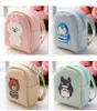 Casual Flamingo Mini Backpack Coin Bag Women Small Wallet mix Cartoon style color Fashion Pu Keychain Purses Student Kid Cute Headphone Money Hand Pouch