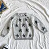 Baby Kids Jongens Lange Mouw Knit Star Trui Herfst Winter Thicken Pullover Truien Kinderkleding 210429
