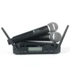 2021 Динамический вокальный беспроводной микрофон GLXD4 с переключателем включения и выключения Ручной микрофон для караоке ВЫСОКОЕ КАЧЕСТВО для домашнего использования на сцене7496068