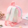 Morbido peluche scuola Mochila zaino unicorno carino giocattoli per bambini borsa 3D cartone animato animale zainetto zaini a spalla per bambini studente