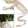 Plant Hangers Macrame Rope Pots Holder Rope Wall Hanging Planter Hanging Basket Plant Holders Indoor Flowerpot Basket Lifting DAW26